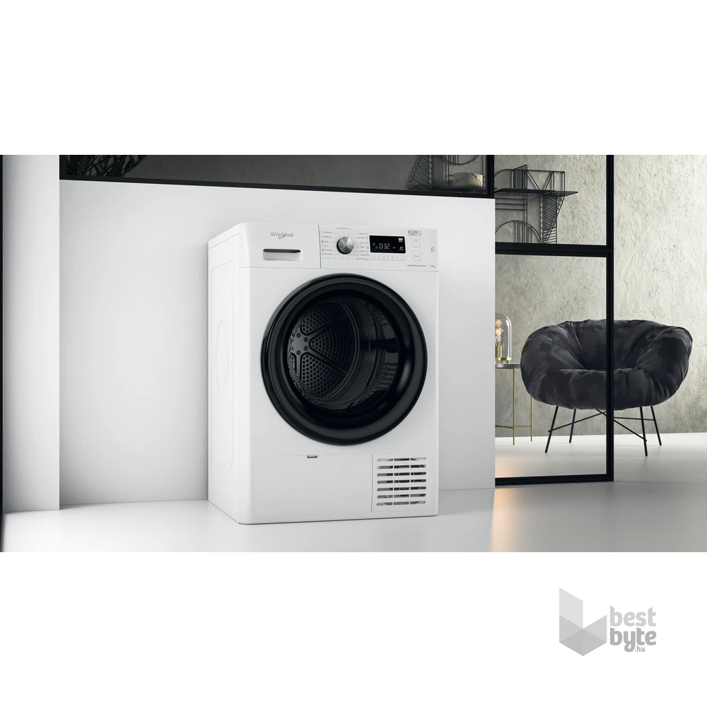 Whirlpool FFT M11 72B EE fehér, 7 kg, hőszivattyús, szárítógép