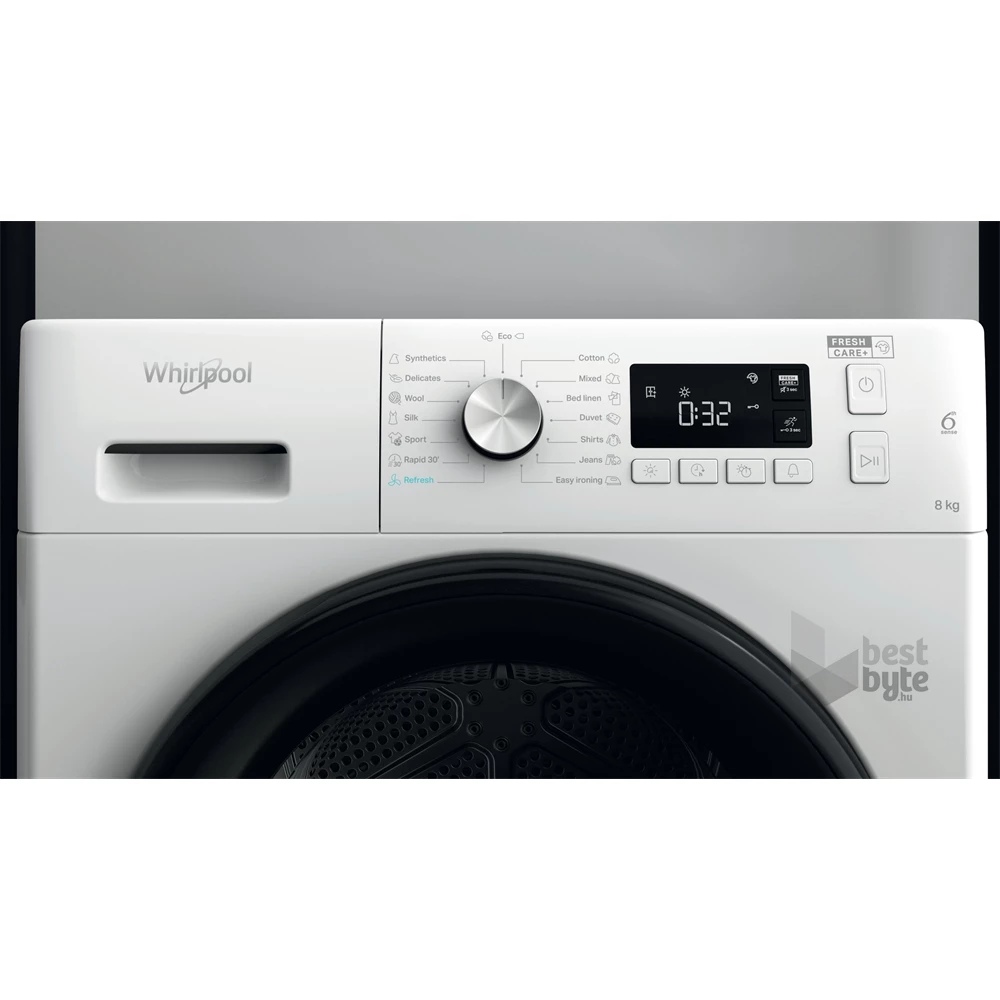 Whirlpool FFT M11 82B EE R fehér, 8 kg, hőszivattyús, szárítógép