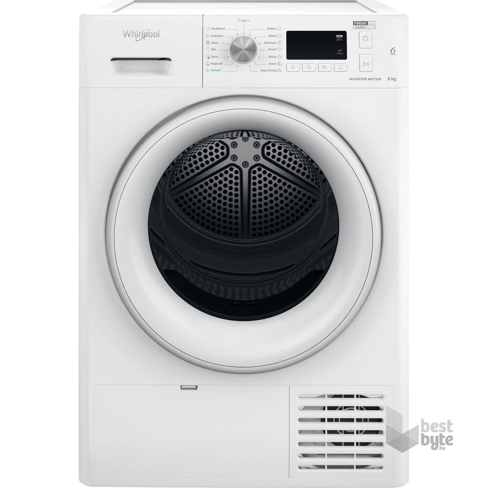 Whirlpool FFT M11 8X3 EE fehér, 8 kg, hőszivattyús, szárítógép