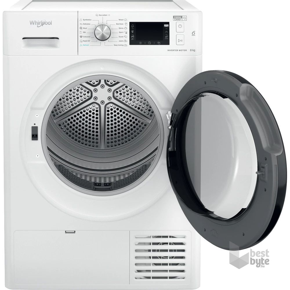 Whirlpool FFT M22 8X3B EE fehér, 8 kg, hőszivattyús, szárítógép