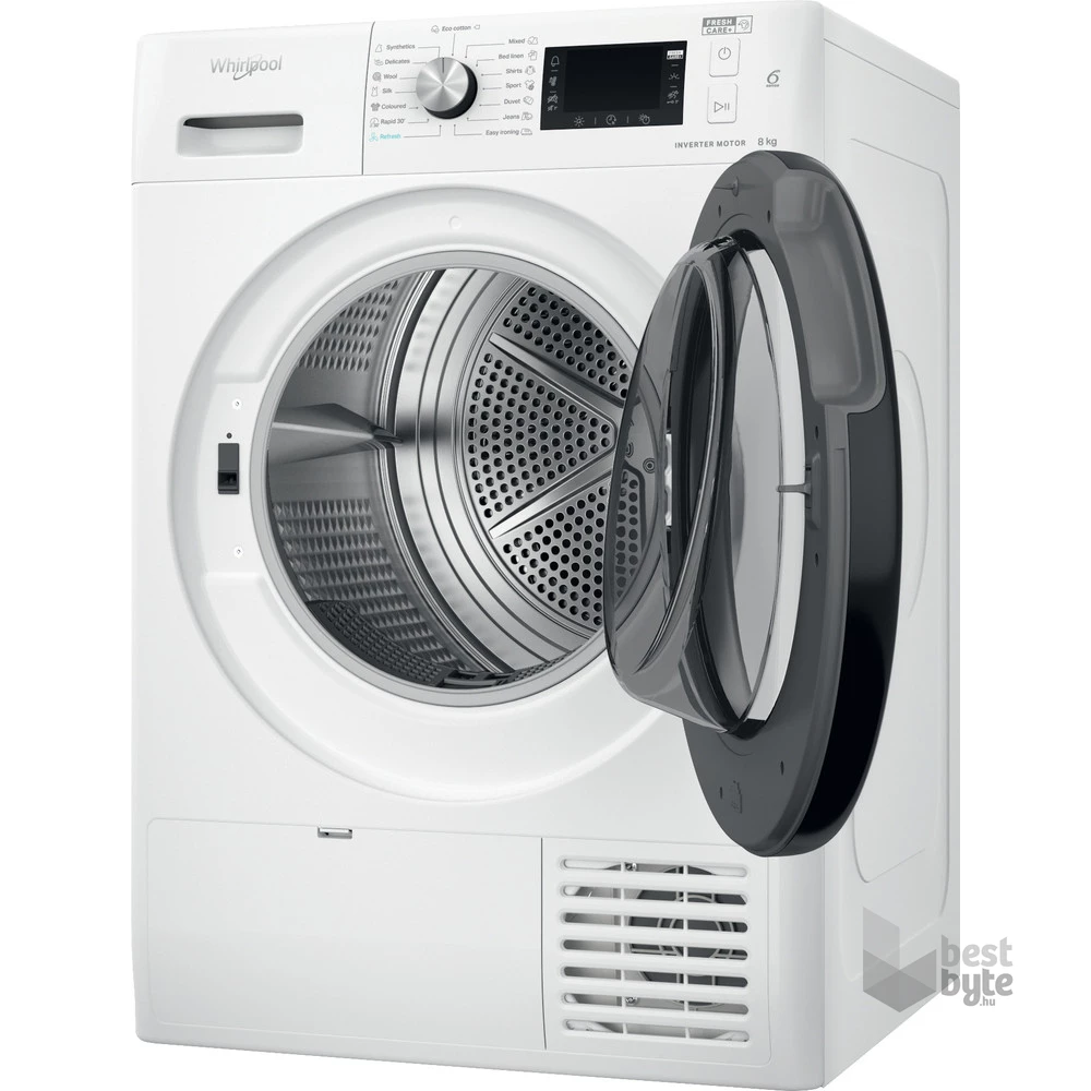 Whirlpool FFT M22 8X3B EE fehér, 8 kg, hőszivattyús, szárítógép