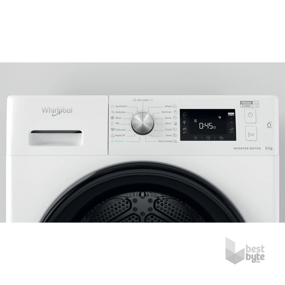 Whirlpool FFT M22 9X2B EE fehér, 9 kg, hőszivattyús, szárítógép