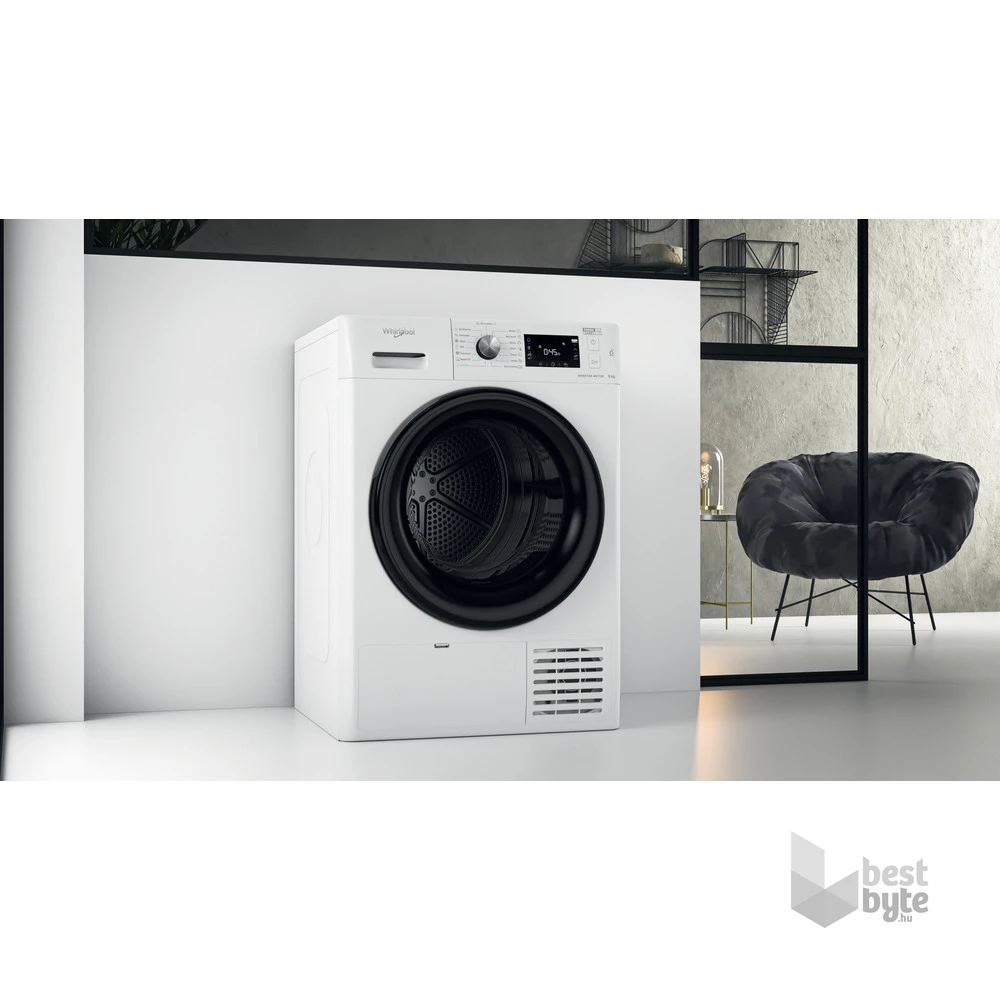 Whirlpool FFT M22 9X2B EE fehér, 9 kg, hőszivattyús, szárítógép