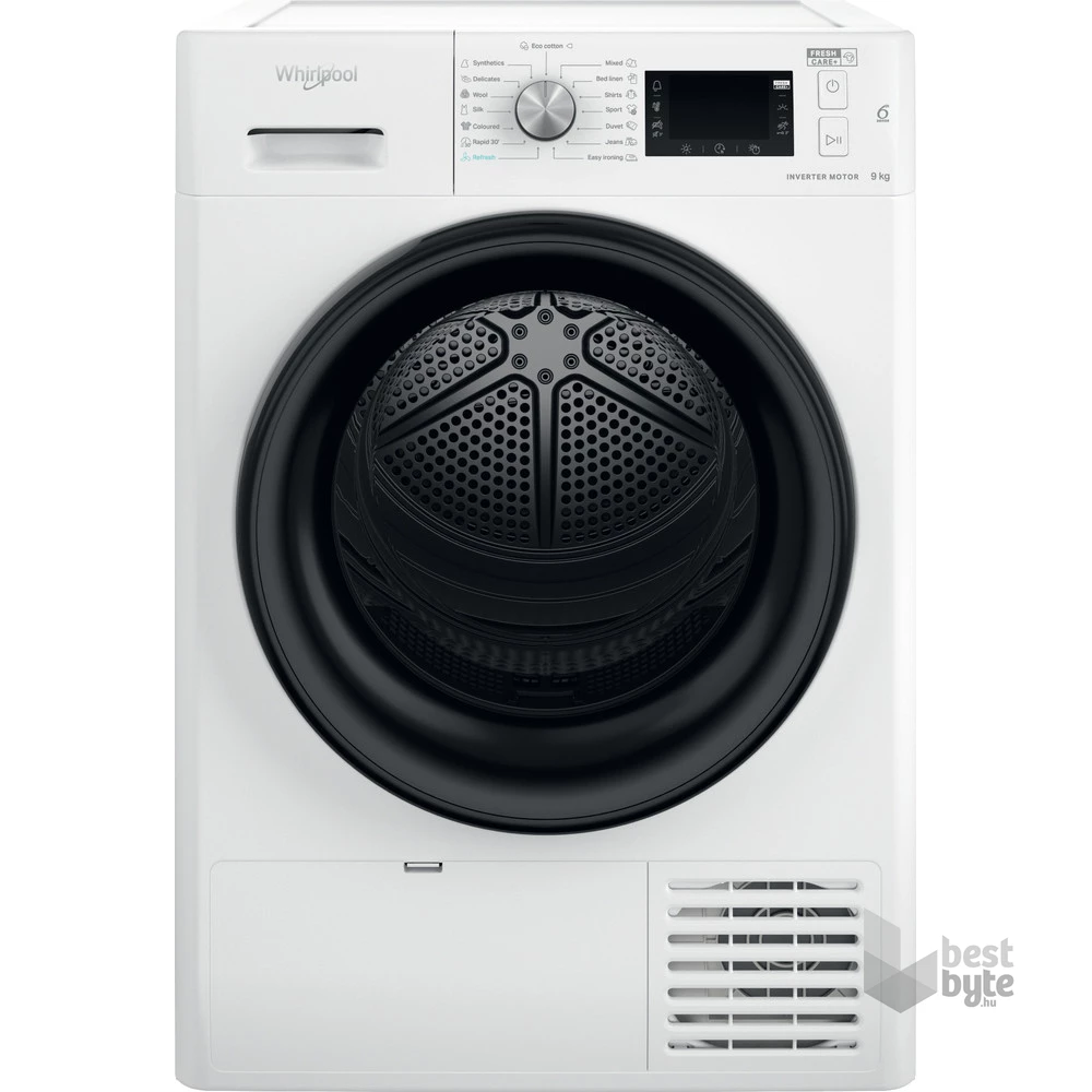 Whirlpool FFT M22 9X2B EE fehér, 9 kg, hőszivattyús, szárítógép