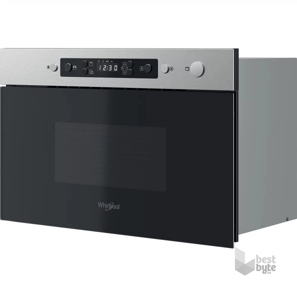 Whirlpool MBNA920X 750W 22L inox beépíthető mikrohullámú sütő