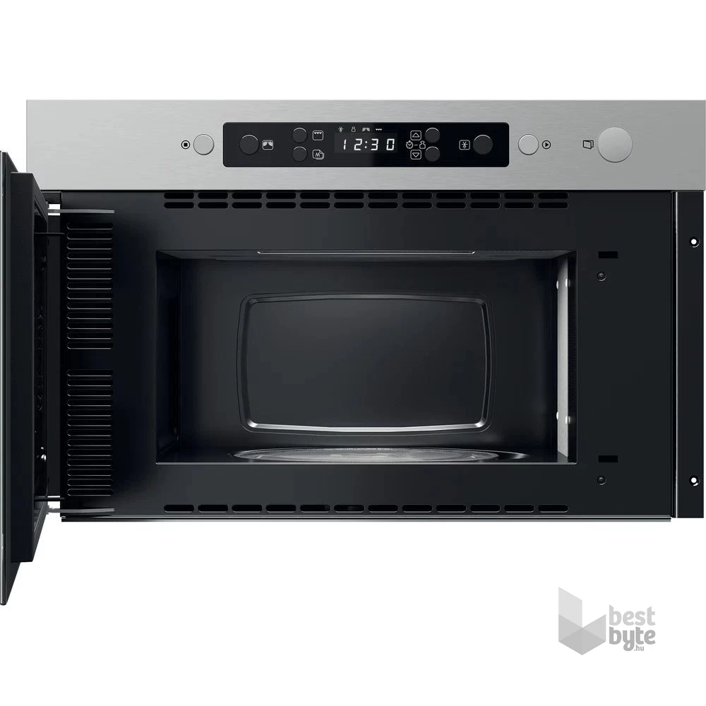 Whirlpool MBNA920X 750W 22L inox beépíthető mikrohullámú sütő