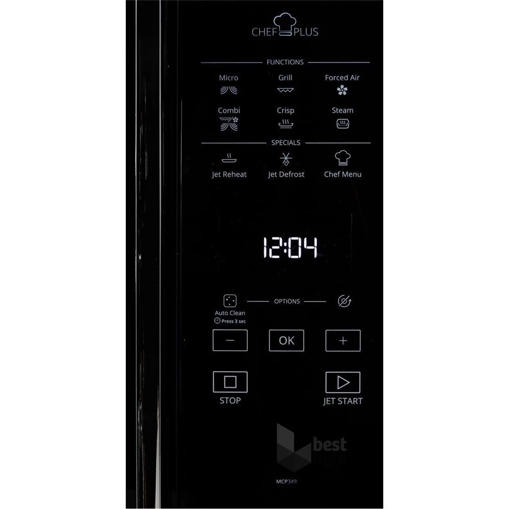 Whirlpool MCP 349 BL 800W 25L fekete mikrohullámú sütő