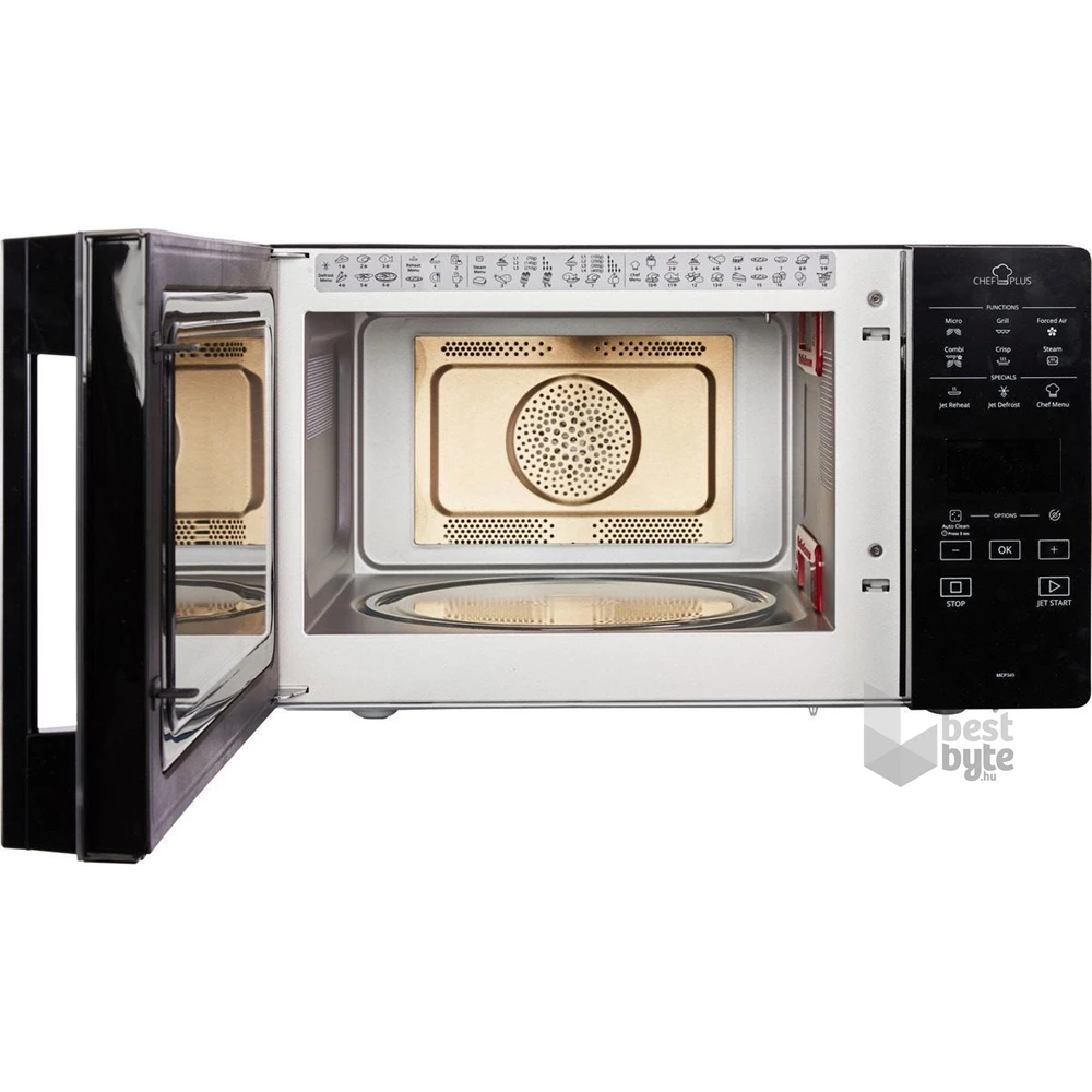 Whirlpool MCP 349 BL 800W 25L fekete mikrohullámú sütő