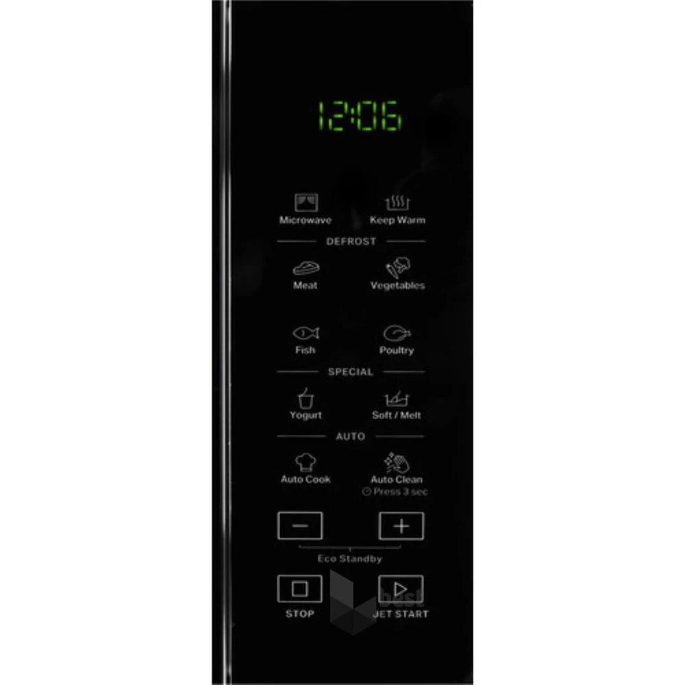 Whirlpool MWP 251 SB 900W 25L fekete mikrohullámú sütő