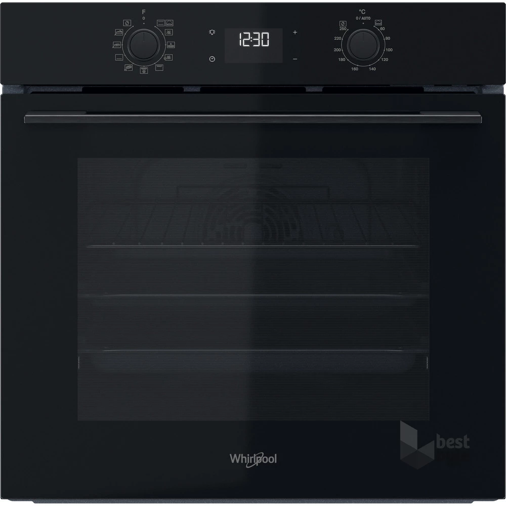 Whirlpool OMK58HU1B fekete, beépíthető, sütőtér: 71L, hidrolitikus, sütő