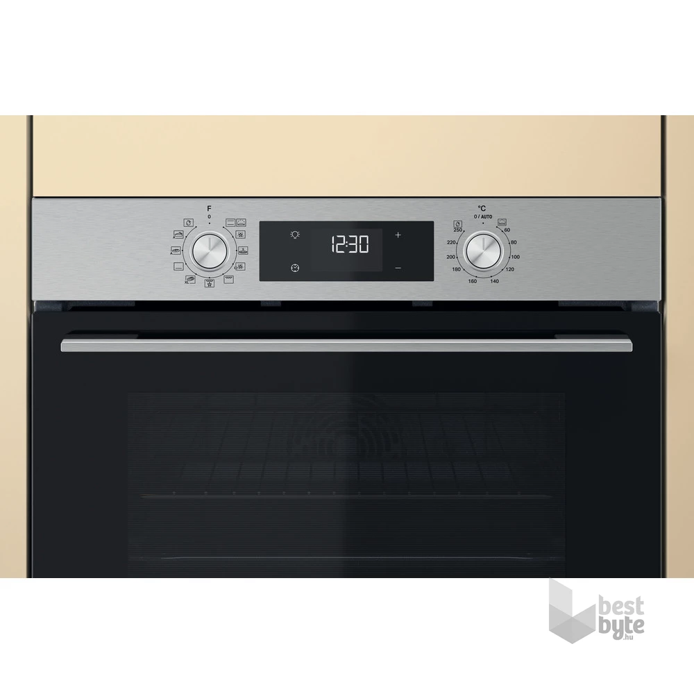Whirlpool OMK58HU1X inox, beépíthető, sütőtér: 71L, hidrolitikus, sütő