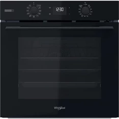 Whirlpool OMSK58RU1SB fekete, beépíthető, sütőtér: 71L, grill, pirolitikus, sütő