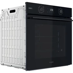 Whirlpool OMSK58RU1SB fekete, beépíthető, sütőtér: 71L, grill, pirolitikus, sütő