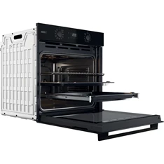 Whirlpool OMSK58RU1SB fekete, beépíthető, sütőtér: 71L, grill, pirolitikus, sütő