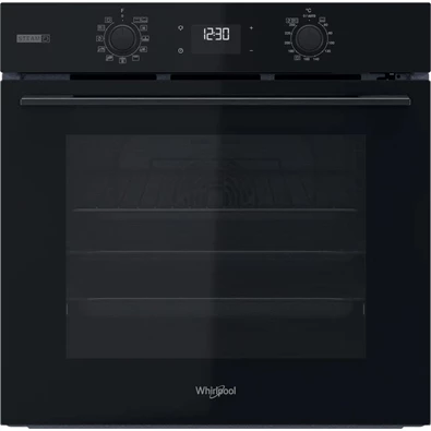 Whirlpool OMSK58RU1SB fekete, beépíthető, sütőtér: 71L, grill, pirolitikus, sütő