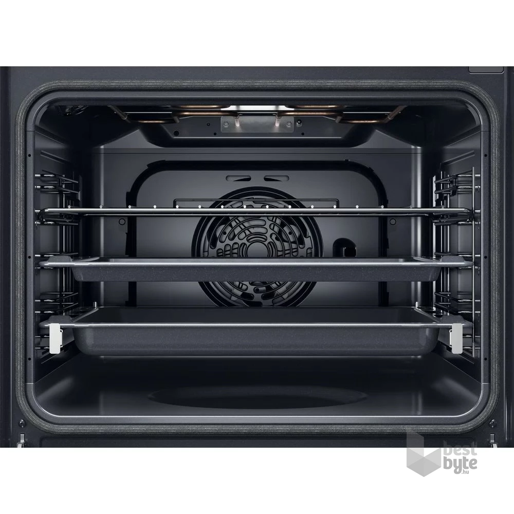 Whirlpool OMSK58RU1SB fekete, beépíthető, sütőtér: 71L, grill, pirolitikus, sütő