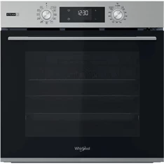 Whirlpool OMSK58RU1SX inox, beépíthető, sütőtér: 71L, grill, pirolitikus, sütő