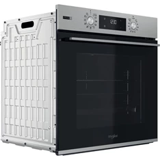 Whirlpool OMSK58RU1SX inox, beépíthető, sütőtér: 71L, grill, pirolitikus, sütő