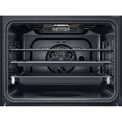 Whirlpool OMSK58RU1SX inox, beépíthető, sütőtér: 71L, grill, pirolitikus, sütő
