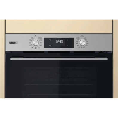 Whirlpool OMSK58RU1SX inox, beépíthető, sütőtér: 71L, grill, pirolitikus, sütő