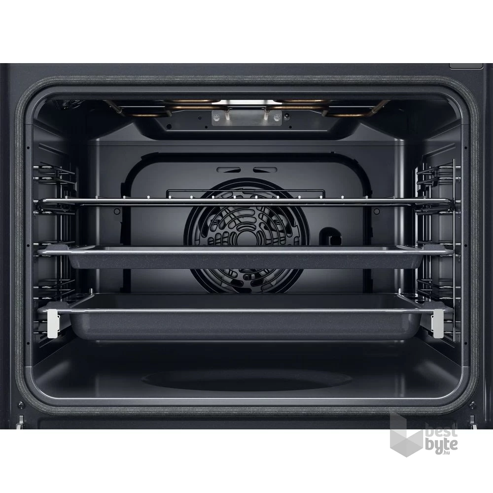 Whirlpool OMSK58RU1SX inox, beépíthető, sütőtér: 71L, grill, pirolitikus, sütő