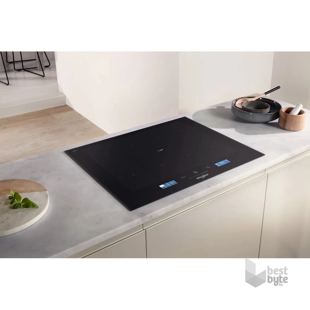 Whirlpool SMP 658C/BT/IXL fekete, beépíthető, indukciós, főzőzóna: 8, beépíthető méret: 56cm, főzőlap