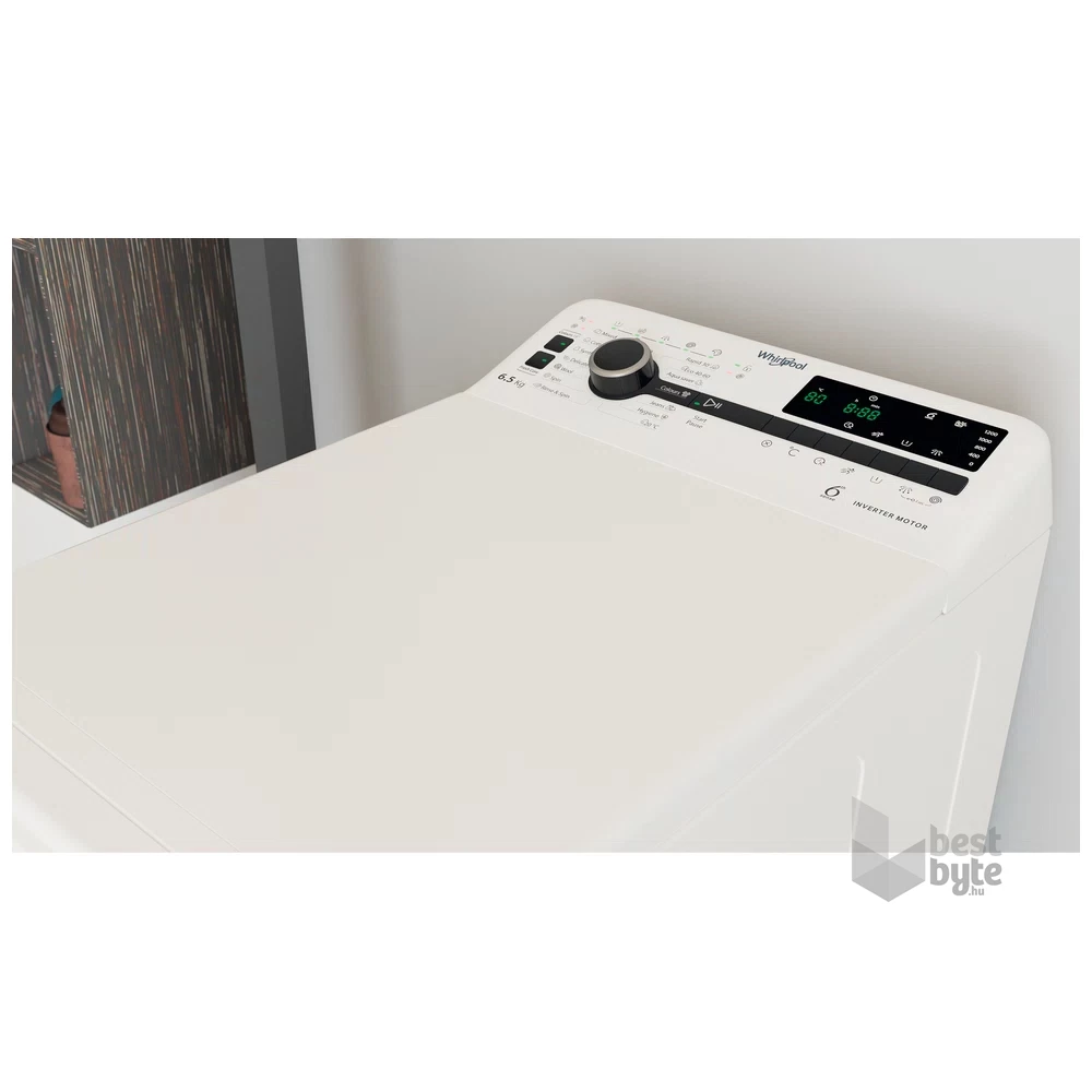 Whirlpool TDLRB 65241BS EU/N fehér, felültöltős, max.1200ford., 6 kg, mosógép