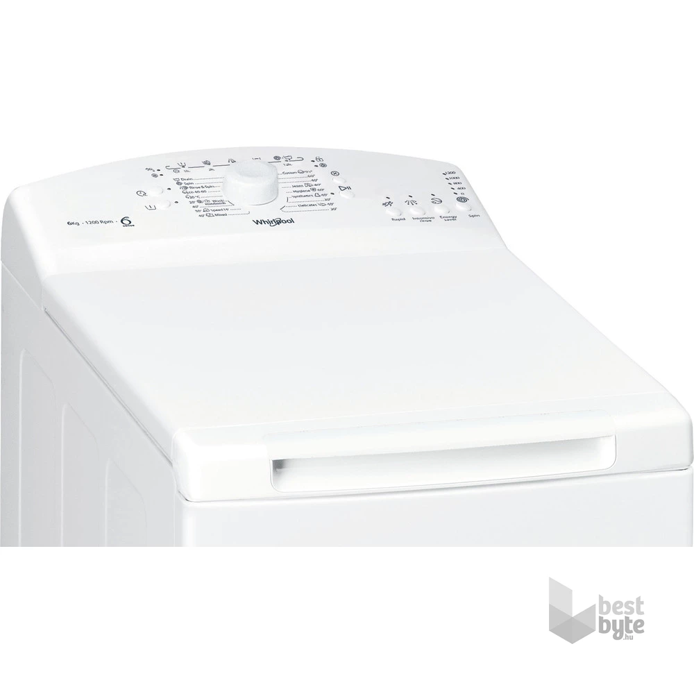 Whirlpool TDLR 6230L EU/N fehér, felültöltős, max.1200ford., 6 kg, mosógép