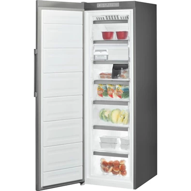 Whirlpool UW8 F2CXBI N2 inox, Hűtő:L, Fagyasztó:259L, No frost fagyasztószekrény (Használt - A)