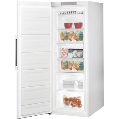 Whirlpool UW8 F2CXBI N2 inox, Hűtő:L, Fagyasztó:259L, No frost fagyasztószekrény (Használt - A)