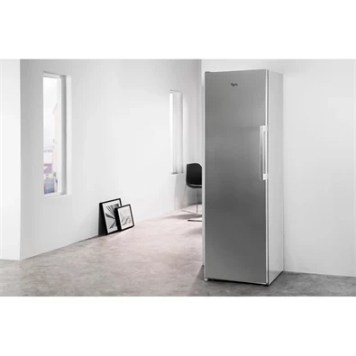 Whirlpool UW8 F2CXBI N2 inox, Hűtő:L, Fagyasztó:259L, No frost fagyasztószekrény (Használt - A)