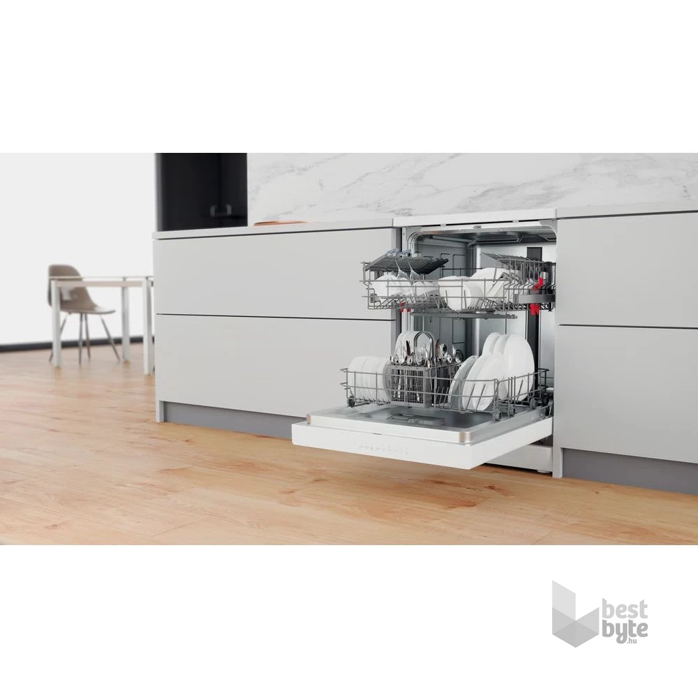 Whirlpool W2F HD624 fehér, programok száma: 9, szabadonálló, 14 terítékes mosogatógép 