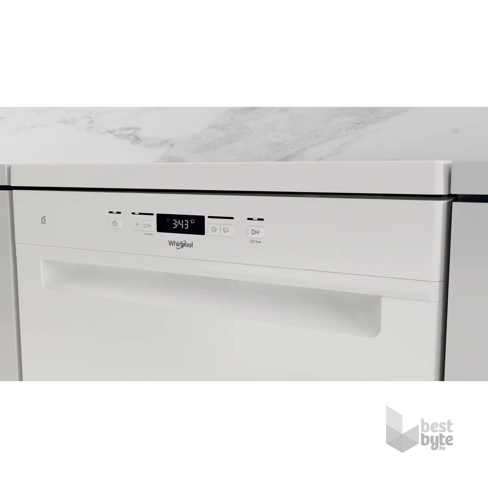 Whirlpool W2F HD624 fehér, programok száma: 9, szabadonálló, 14 terítékes mosogatógép 