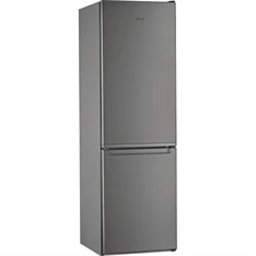 Whirlpool W5 821EOX 2 inox, alulfagyasztós, Hűtő:228L, Fagyasztó:111L, Stop frost hűtőszekrény