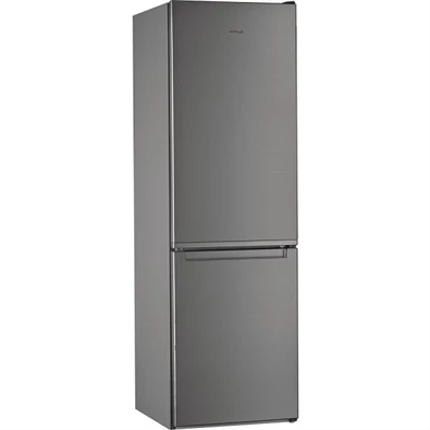 Whirlpool W5 821EOX 2 inox, alulfagyasztós, Hűtő:228L, Fagyasztó:111L, Stop frost hűtőszekrény