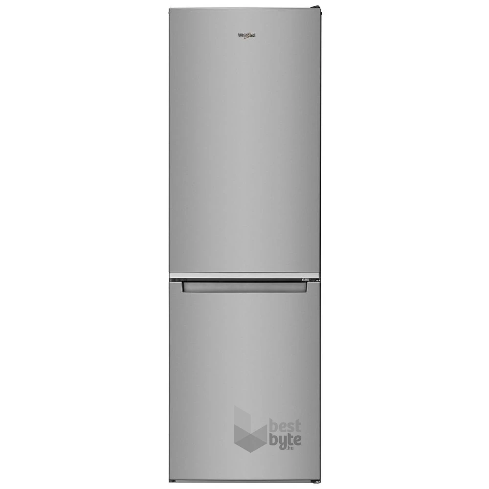 Whirlpool W5 821EOX 2 inox, alulfagyasztós, Hűtő:228L, Fagyasztó:111L, Stop frost hűtőszekrény