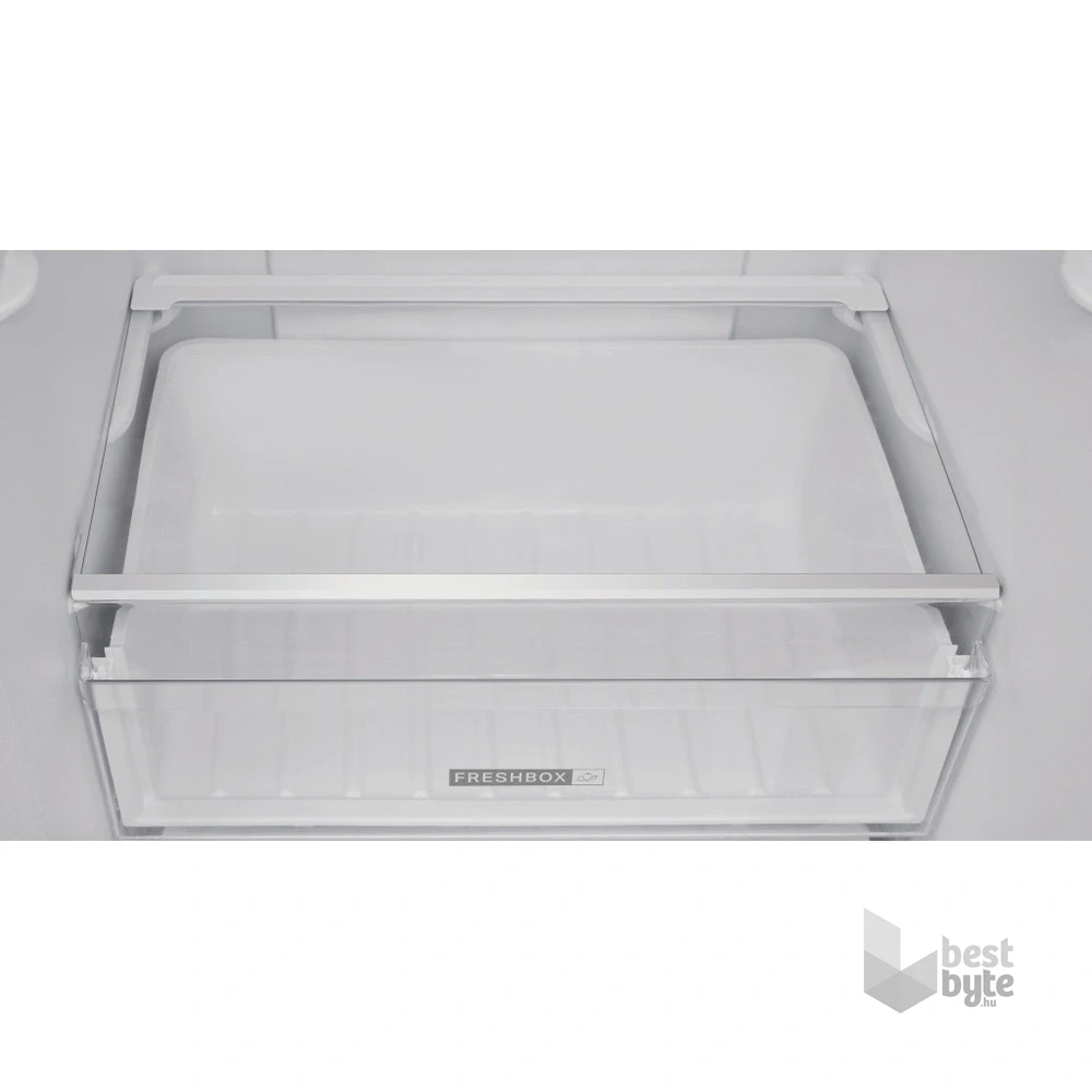 Whirlpool W5 821EOX 2 inox, alulfagyasztós, Hűtő:228L, Fagyasztó:111L, Stop frost hűtőszekrény