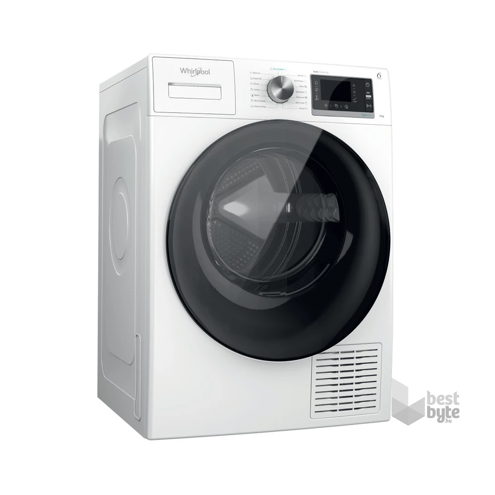 Whirlpool W6 D84WB EE fehér, 8 kg, hőszivattyús, szárítógép