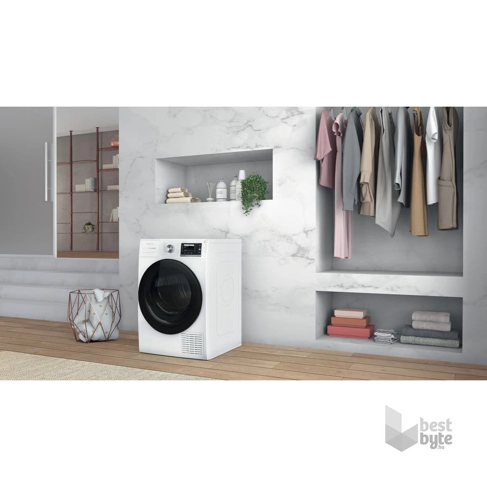 Whirlpool W6 D84WB EE fehér, 8 kg, hőszivattyús, szárítógép