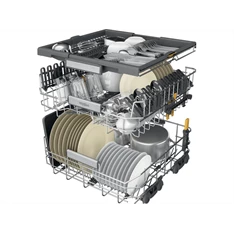 Whirlpool W7F HS51 fehér, programok száma: 8, szabadonálló, 15 terítékes mosogatógép 