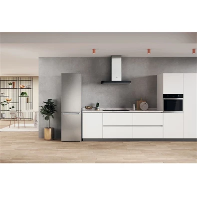 Whirlpool W7X 92I OX inox alulfagyasztós hűtőszekrény (Használt - B)