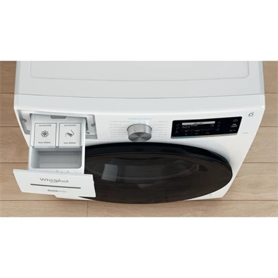Whirlpool W7X W845WB EE fehér, elöltöltős, max.1400ford., 8 kg, mosógép