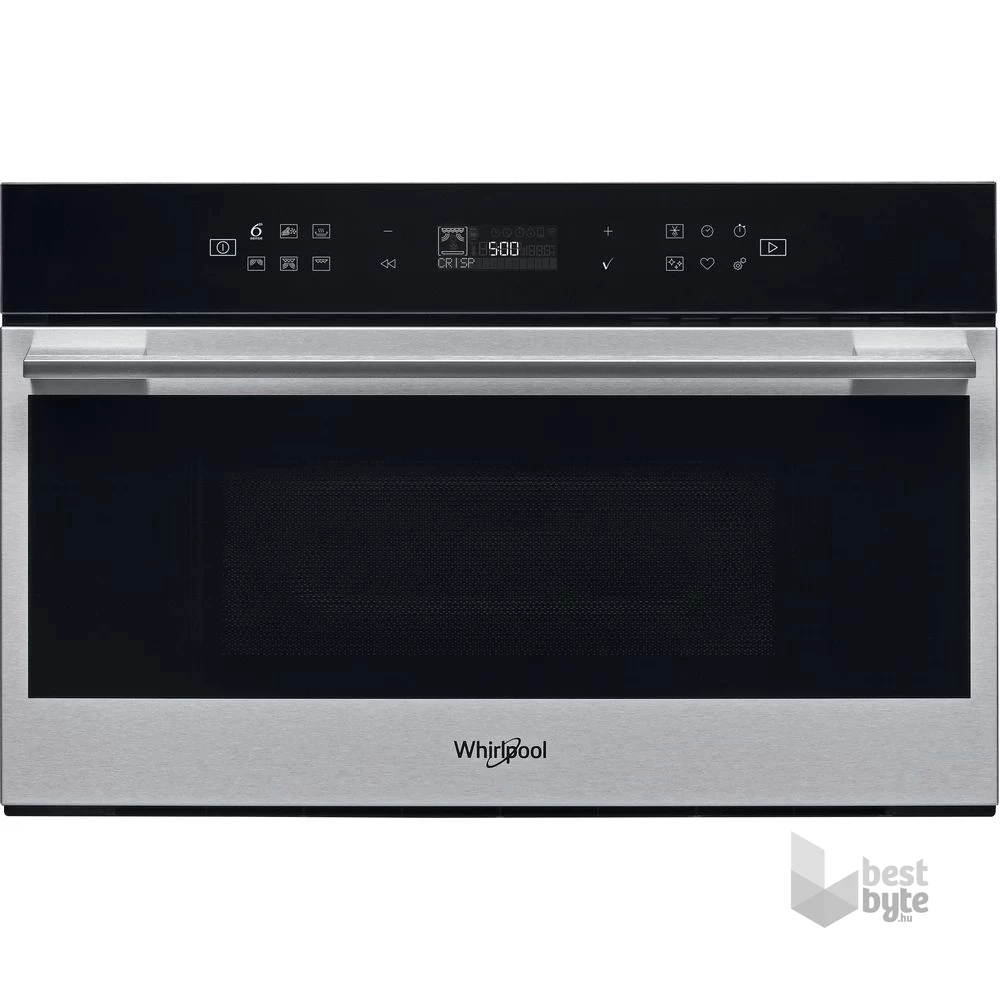 Whirlpool W7 MD440 1000W 31L inox beépíthető mikrohullámú sütő