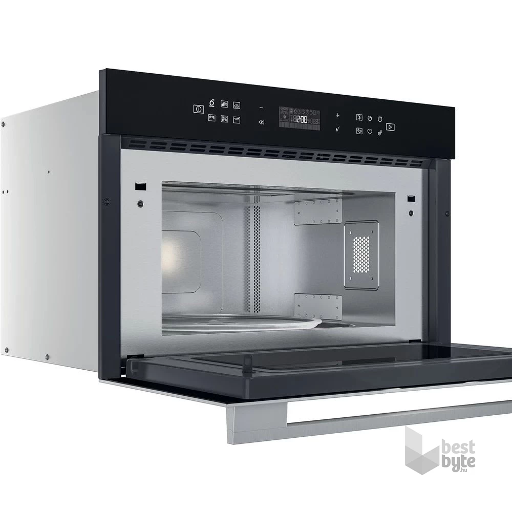 Whirlpool W7 MD440 1000W 31L inox beépíthető mikrohullámú sütő