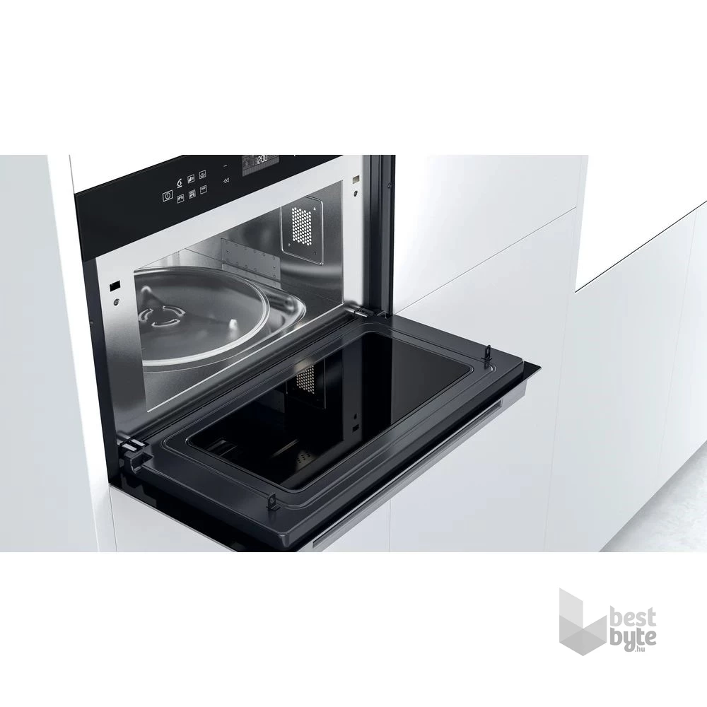 Whirlpool W7 MD440 1000W 31L inox beépíthető mikrohullámú sütő