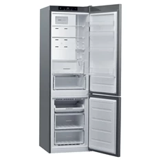 Whirlpool W9C 941C OX inox, alulfagyasztós, Hűtő:257L, Fagyasztó:98L, No frost hűtőszekrény