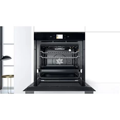 Whirlpool W9 OM2 4S1 P BSS fekete, beépíthető, sütőtér: 73L, grill, légkeverés, pirolitikus, sütő