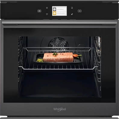 Whirlpool W9 OM2 4S1 P BSS fekete, beépíthető, sütőtér: 73L, grill, légkeverés, pirolitikus, sütő