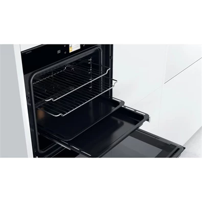 Whirlpool W9 OM2 4S1 P BSS fekete, beépíthető, sütőtér: 73L, grill, légkeverés, pirolitikus, sütő