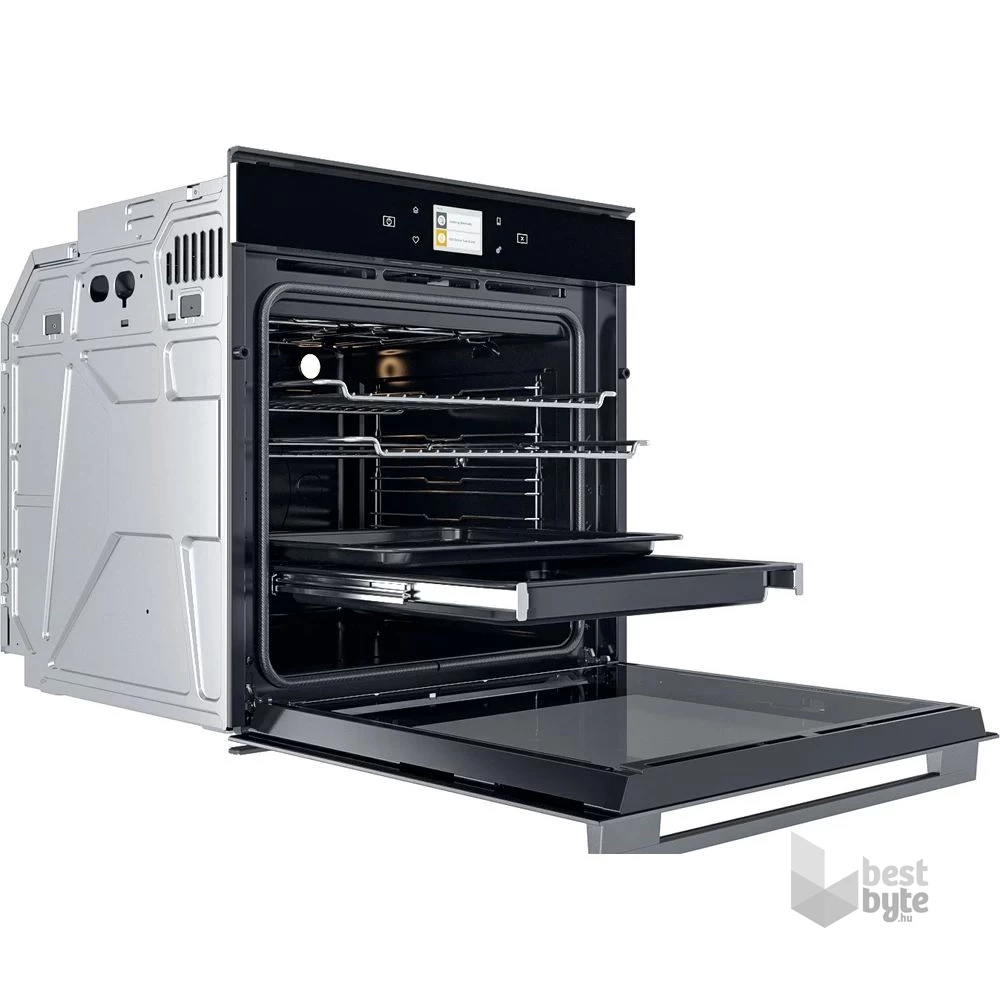 Whirlpool W9 OM2 4S1 P BSS fekete, beépíthető, sütőtér: 73L, grill, légkeverés, pirolitikus, sütő